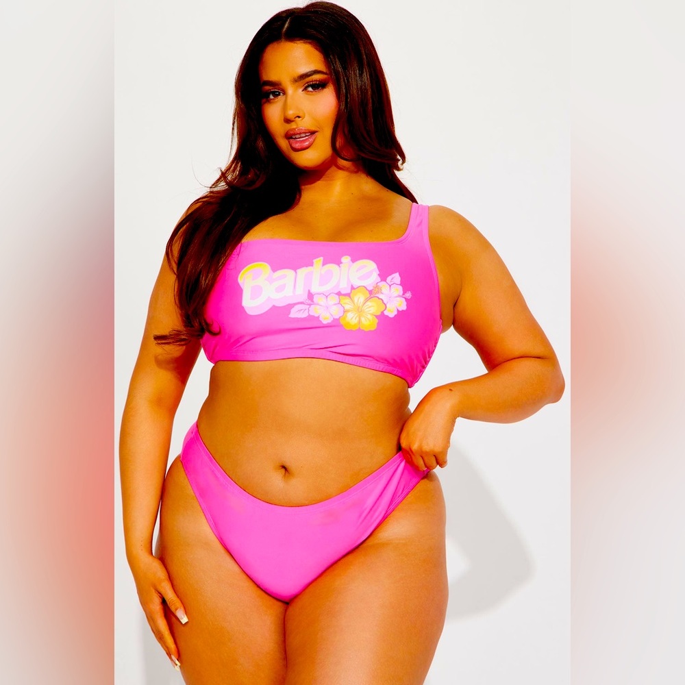 NWT Malibu Barbie 2 Piece Bikini - Pink